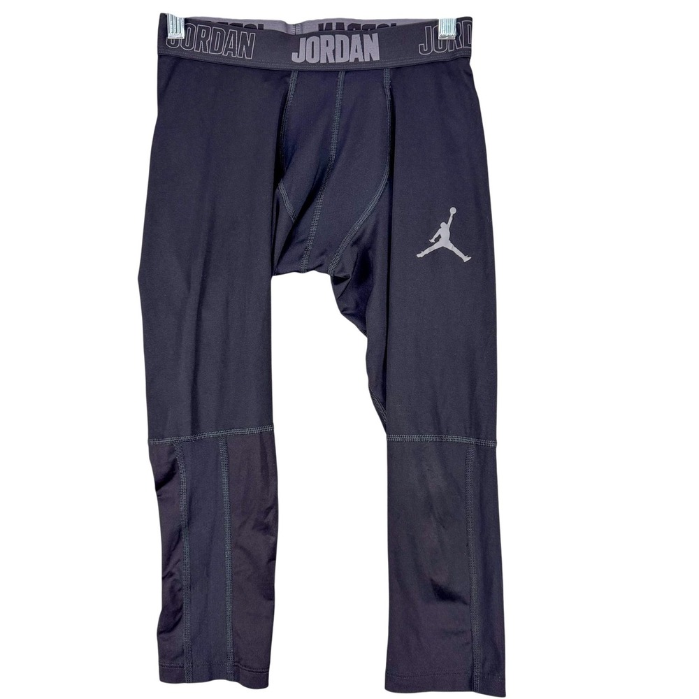Jordan Dri-FIT Compression Pants‎ Womens Medium Black 3/4 Leggings 892246-010
